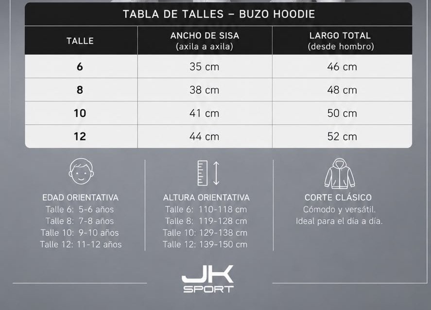 buzzo hoodie niños